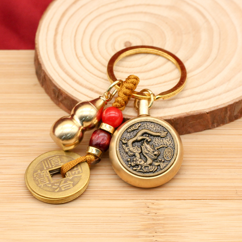 [용] 별자리 행운 + 오제 돈 갈색 밧줄 + 조롱박