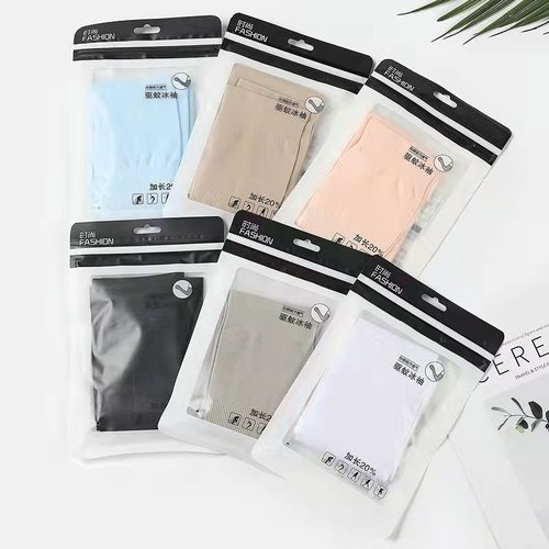 Summer mosquito repellent sun protection sleeves for women, solid color ice silk ice sleeves, ice-sense anti-UV gloves, men's arm sleeves