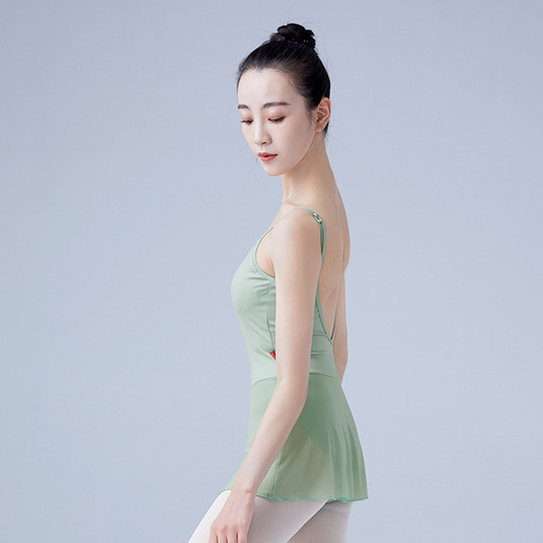 Adult dance clothing, women's adjustable shoulder straps, body training clothing, suspenders, classical dance body suit, dance clothing, gymnastics clothing