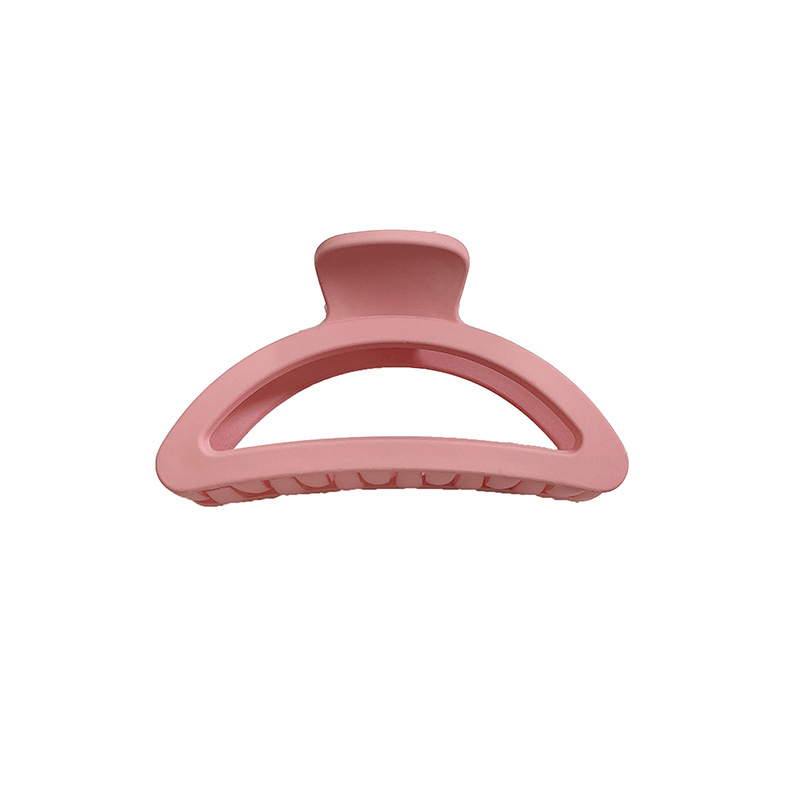 Estilo coreano nueva pinza de pelo curvada de tamaño medio agarre de pelo ámbar updo clip de pelo temperamento cabeza trasera cola de caballo clip tocado