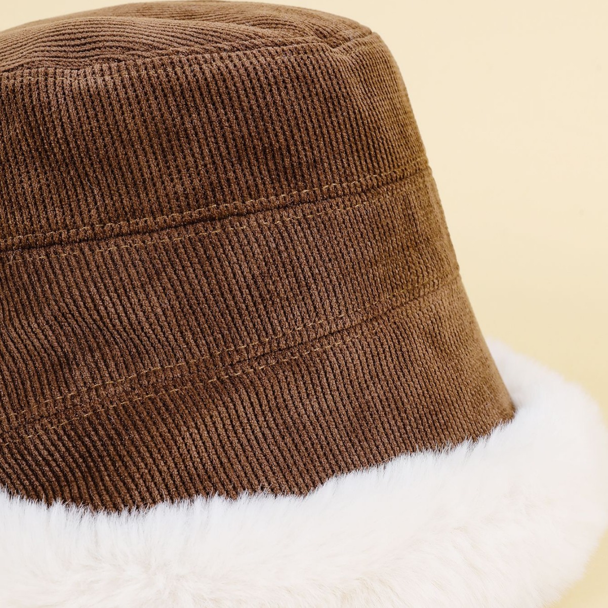 Nuevo Otoño e Invierno sombrero de moda todo partido lavabo sombrero de lana-forrado grueso felpa pescador sombrero cálido oído protección sombrero cubo sombrero