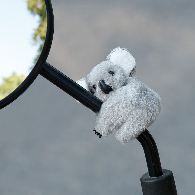 Rearview Mirror Koala, Motuoche Auto Parts and Accessories - 2-gray-koalas-hand-on-left
