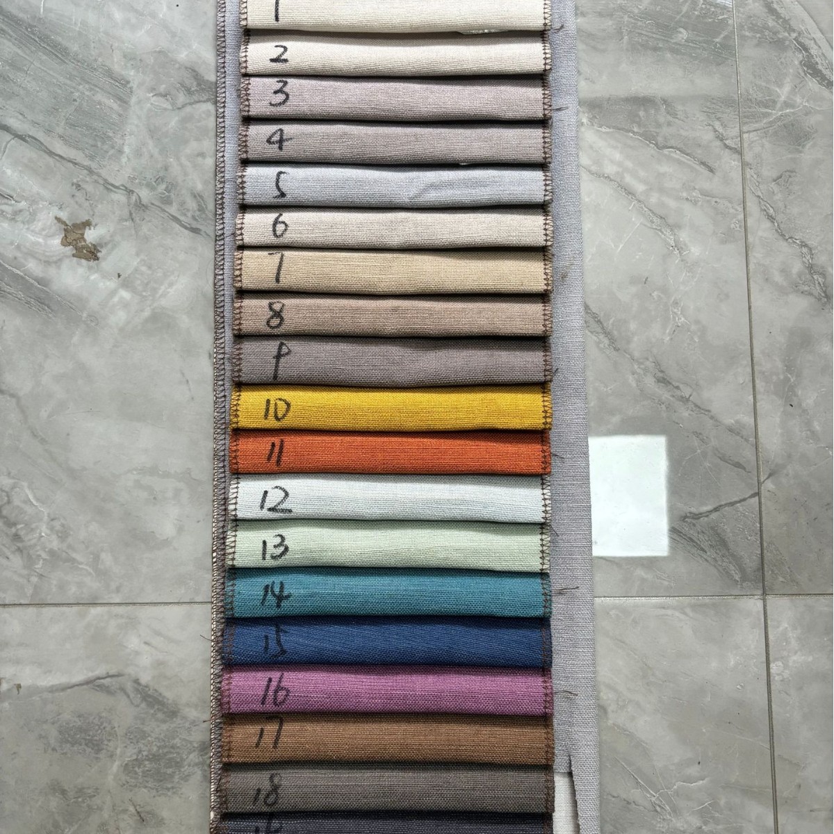 216全涤仿麻布沙发面料汽车坐垫靠枕面料