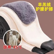 新款男士保暖冬季裤加绒加厚加绒棉裤修身高腰护腰护膝毛裤绒裤