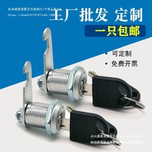 文件柜锁芯更衣柜锁子储物柜偏芯锁卷柜铁皮柜门小锁头抽屉转舌锁