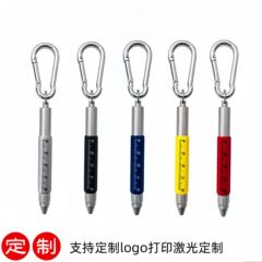 工具笔户外应急圆珠笔六合一金属十字螺丝可印logo金属六合一