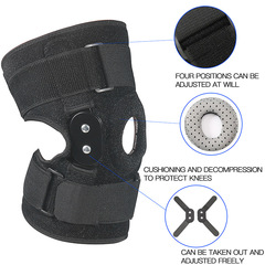 Breathable sports professional cycling mountaineering steel plate knee pads Outdoor ligament protective meniscus sports knee pads