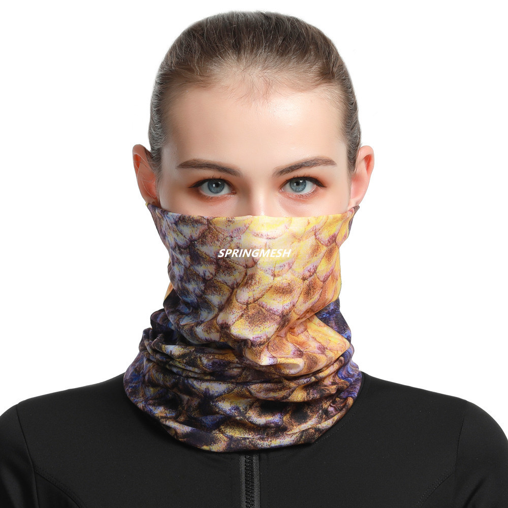 Fishing Magic Headscarf, Multifunctional, Seamless, Versatile, Outdoor Cycling Scarf, Running, Extreme Sports, Digital