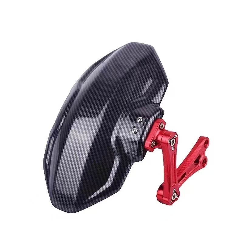Universal – Motorcycle Fender Fender Die-cast Carbon - first-generation-fender-red