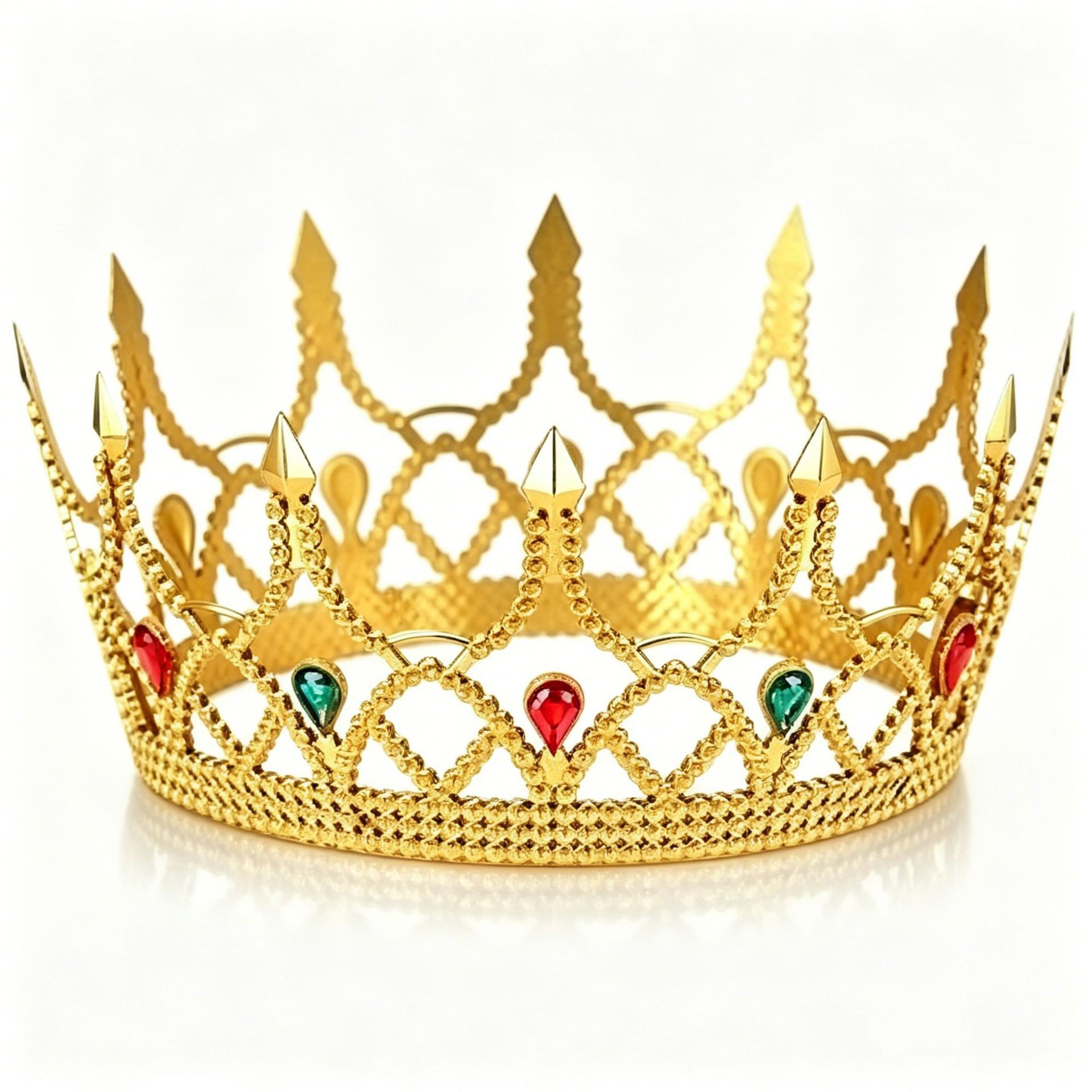 Corona de rey plástico chapado en oro plata corona de rey diamantes fiesta de baile de cumpleaños vestido tocado transfronterizo image 15
