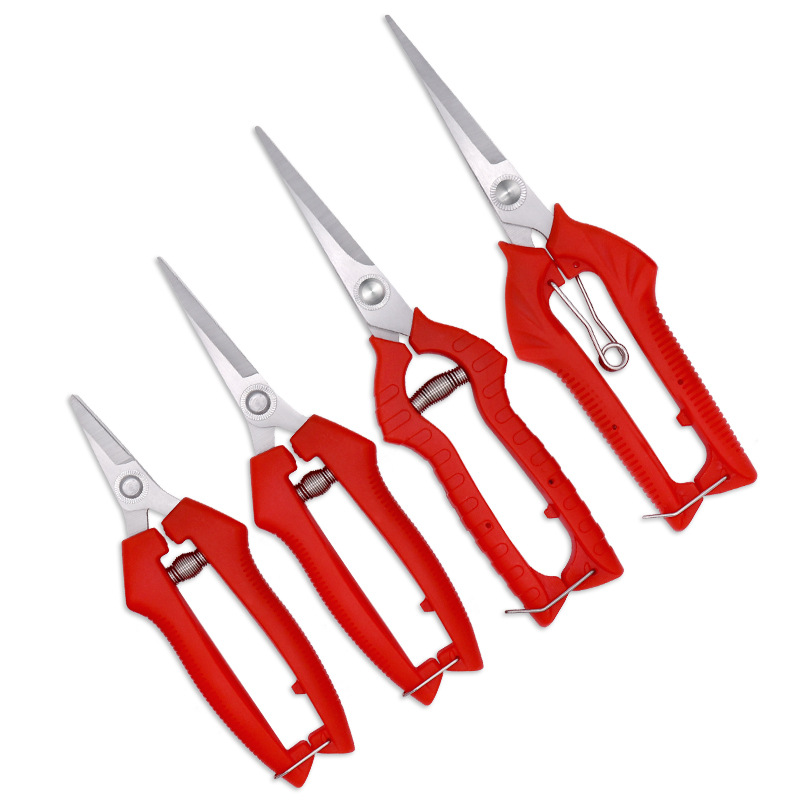 厂家批发不锈钢园林修枝剪 园林家用修花修树枝花卉剪 园艺剪刀