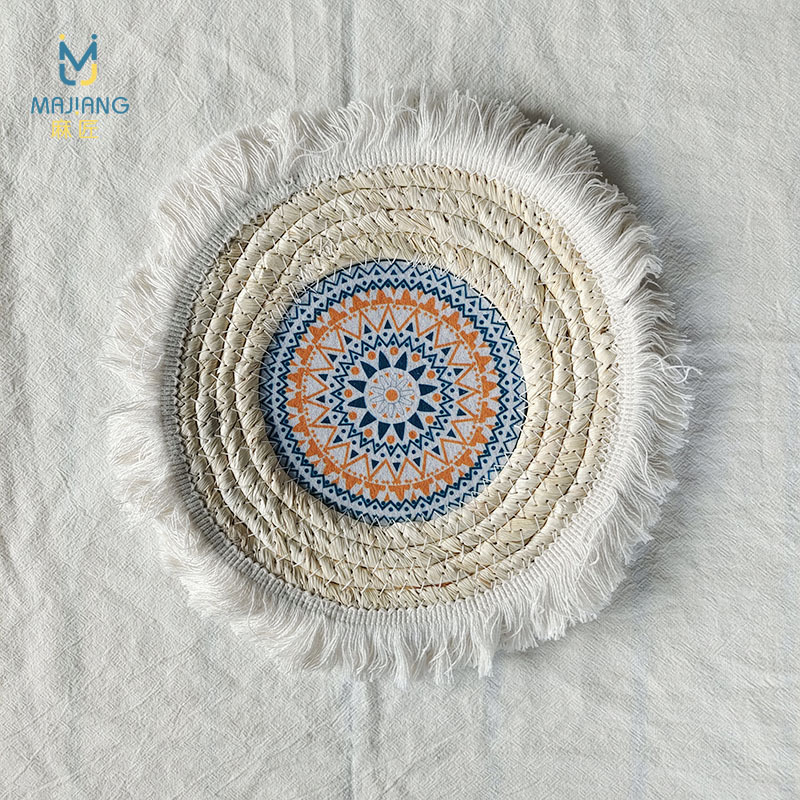 옥수수 껍질 로프 패턴 1 술 포함 25CM 약 55g