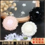 高档手缝手工珠扣呢大衣