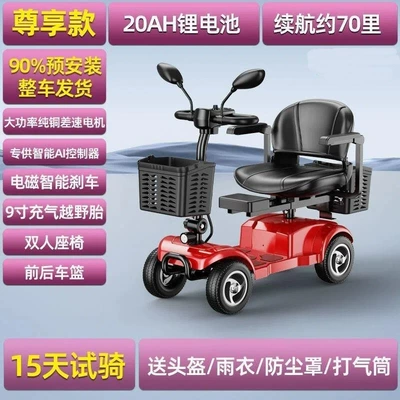 Foldable, Qatlanan elektrik velosipedlər - 9inch-pneumatic-tire-lithium-battery-20ahdouble-personrun-70-miles