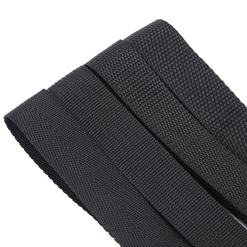 Mayorista 5CM negro engrosado pull-up banda de acondicionamiento físico para mochila al aire libre 900D banda de polipropileno de perlas
