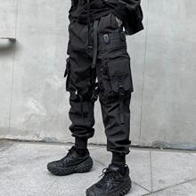 U 10330 Wide Leg Cargo Pants Men ���b���ѝ