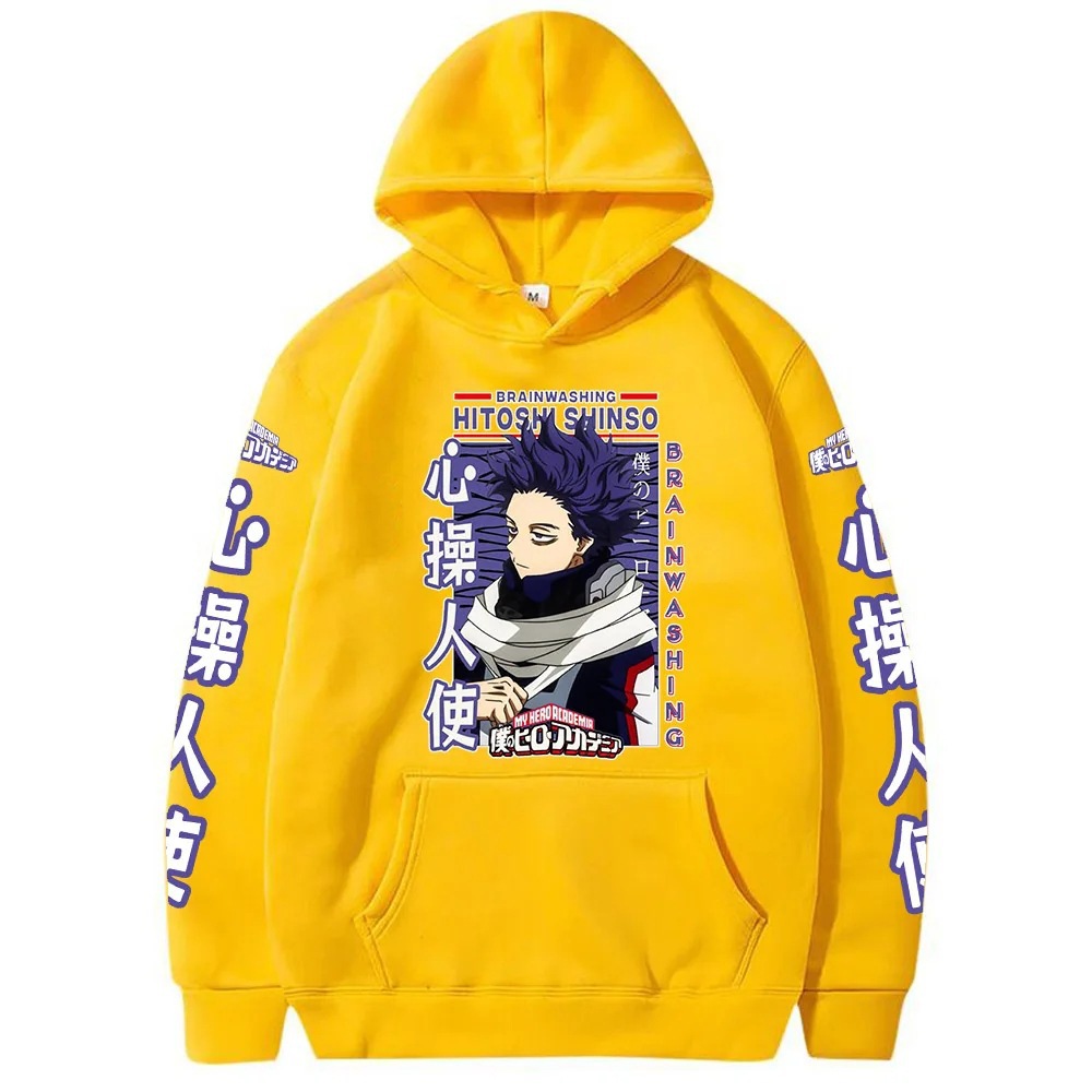 Harajuku Anime My Hero Academia Hitoshi Shinsou Cartoon Men