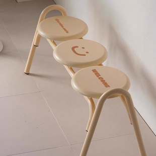 Ins Style Outdoor Table and Chair Milk Tea Coffee Shop Courtyard Terrace Bench Park Chair Cream Style Commercial Street Bench