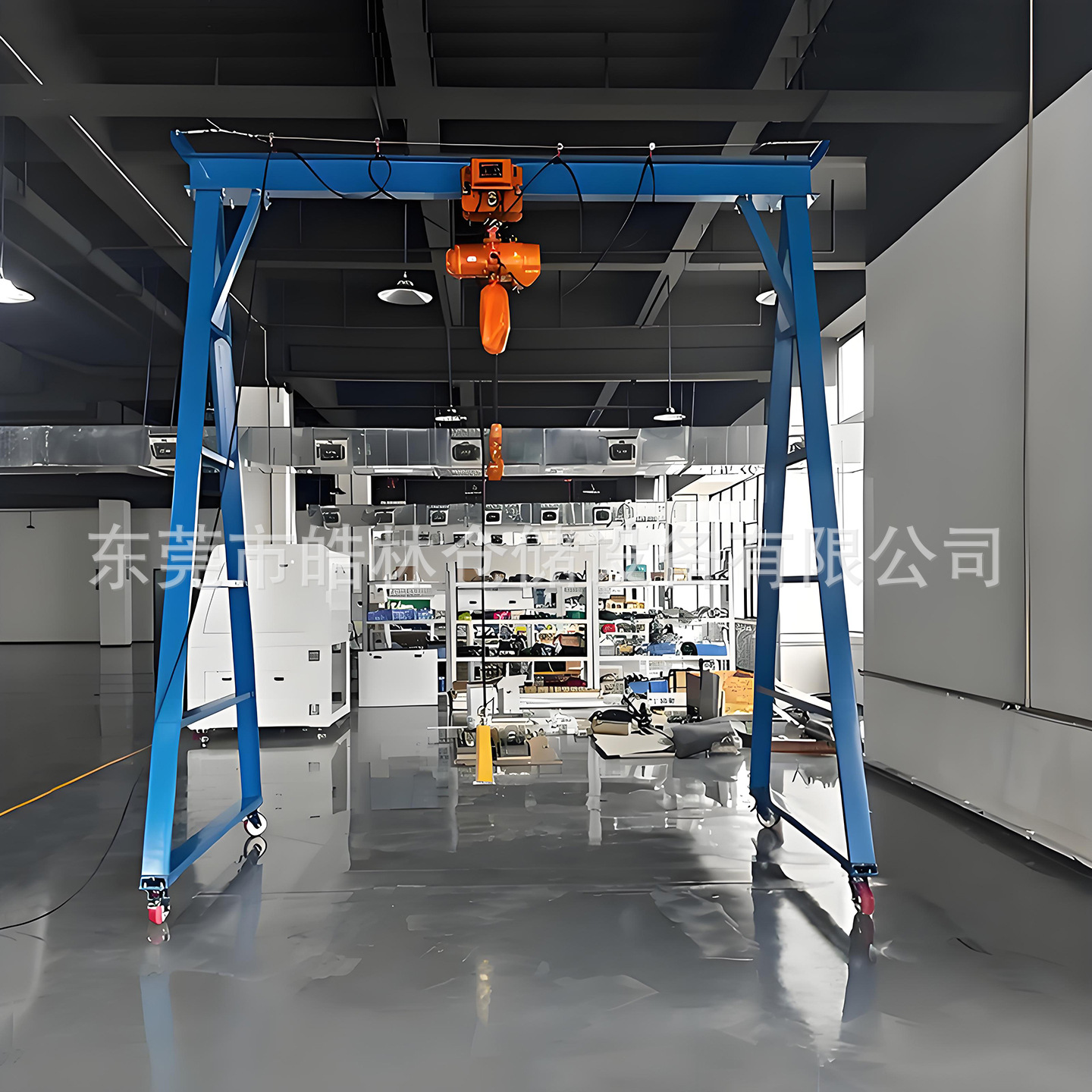 厂家供应电动葫芦龙门架车间重型模具龙门吊架载重3吨移动起重机