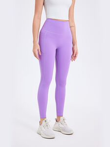 AYM043999 No need to wear underwear Yoga Pants with Side Pockets Aoyema wholesale
