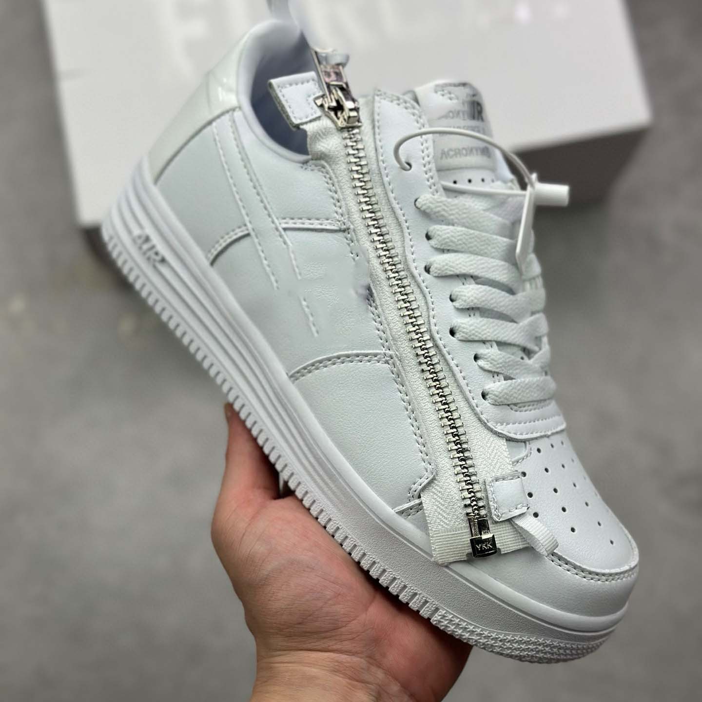 Cross-border AF1 año del caballo de la fuerza aérea zapatos de skate TS muzzle velcro moda zapatos casuales de altura de suela gruesa zapatos de pareja de moda