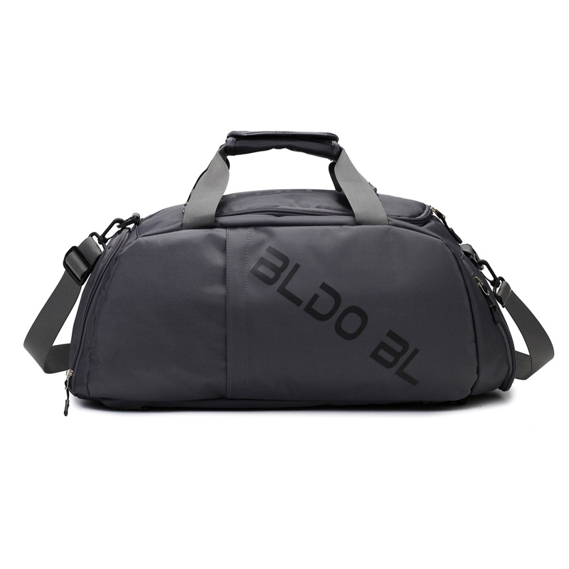 Bolsa de equipaje multifuncional para hombres y mujeres de comercio exterior, bolsa de viaje portátil de gran capacidad, separación seca y húmeda, bolsa de ejercicios de doble zapato