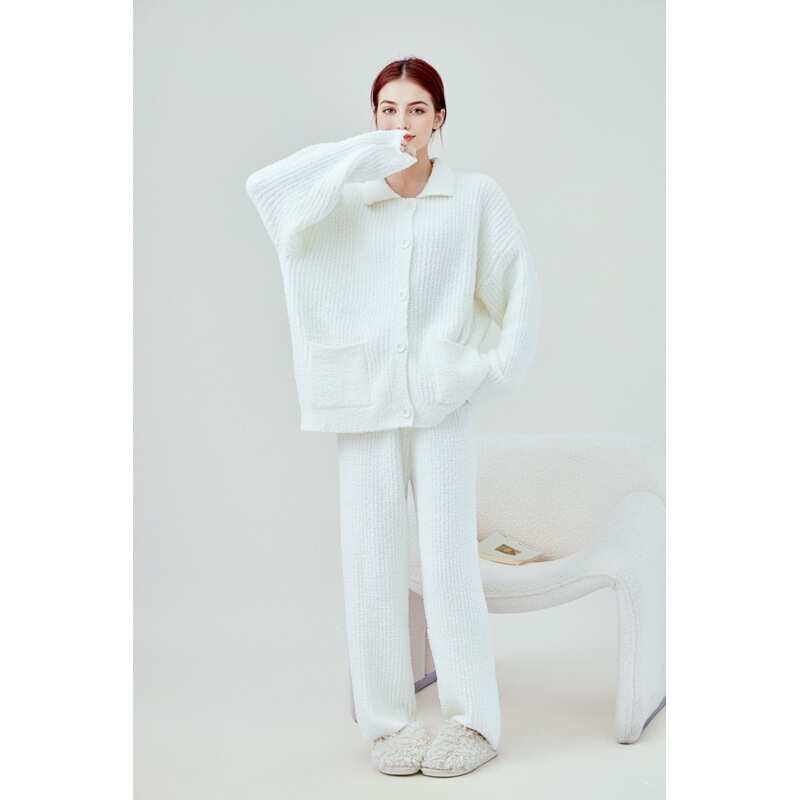 Winter Fleece Maternity Loungewear Autumn and Winter Postpartum Warm Home Wear Maternity Pajamas Women's Set Winter Fleece Maternity Loungewear Autumn and Winter Postpartum Warm Home Wear Maternity Pajamas Women's Set