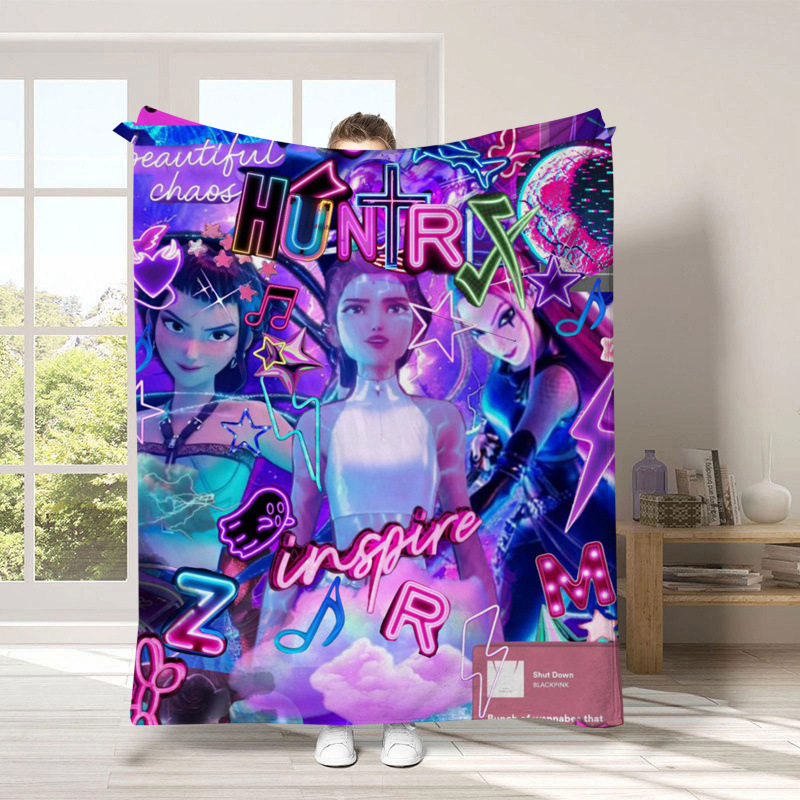 Explosiones transfronterizas de caza de brujas mantas de franela de comercio exterior Amazon mantas de cama gruesas mantas