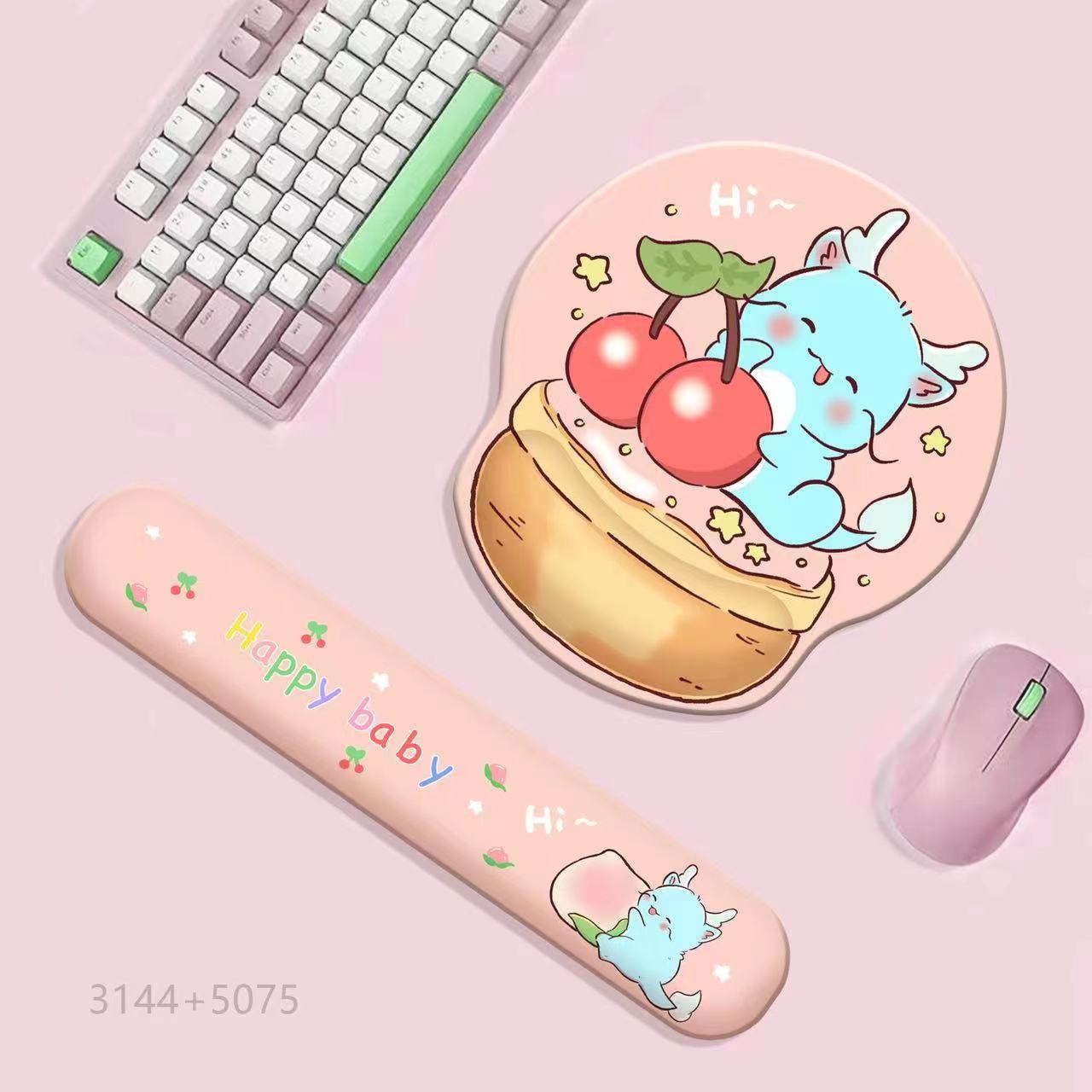 Alfombrillas de ratón transfronterizas, divertidas y variadas, reposamuñecas, alfombrillas de ratón de alta calidad con formas especiales, alfombrillas de ratón de dibujos animados para hombres y mujeres