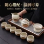 功夫家用陶瓷米黄单壶