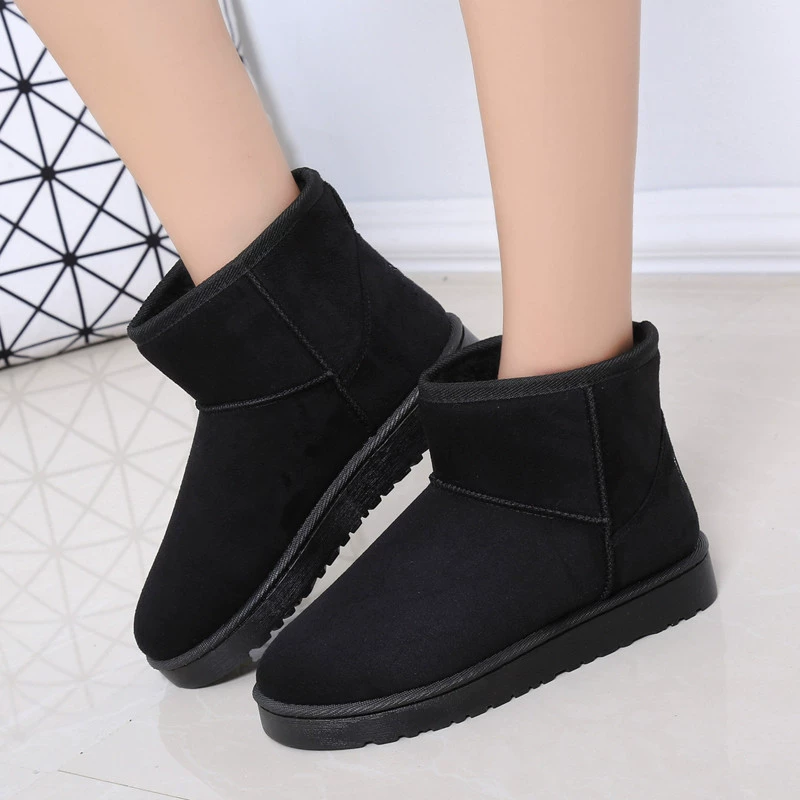 (跨境贸易) Demi-season keeping warm low boots