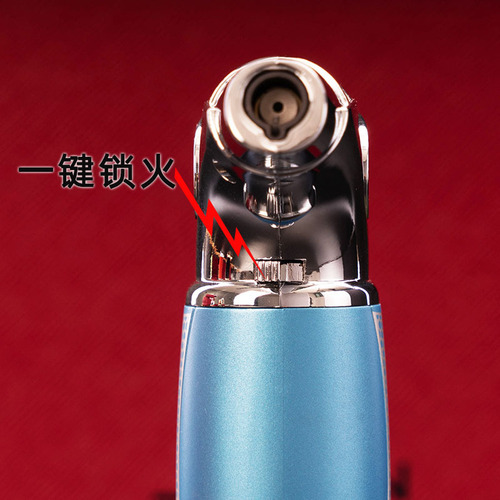 jobon China inflatable windproof lighter blue flame direct cigar lighter creative metal igniter spray gun