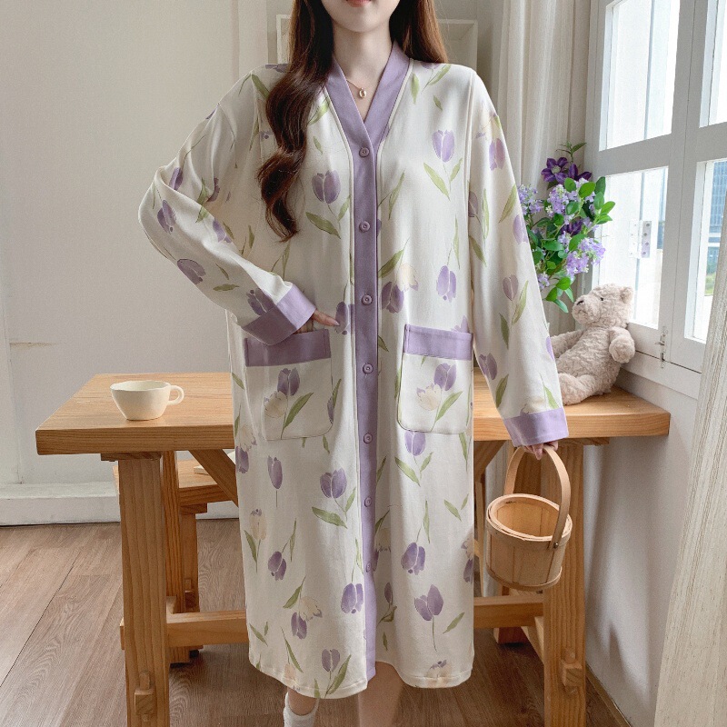 Skirt for Delivery Summer Thin June 8 Special Nightgown for Pregnant Women and Breast-feeding with Chest Pad Postpartum dress Nursing