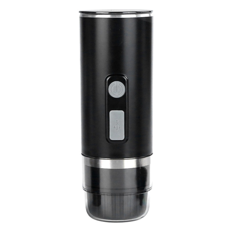 El comerciante recomienda una máquina de café espresso portátil totalmente automática que es adecuada tanto para cápsulas grandes como pequeñas de café en polvo.