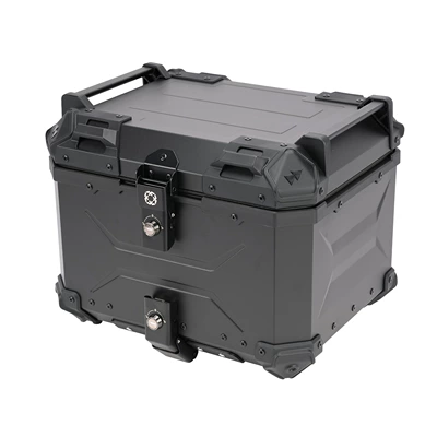 45L Motorcycle High-Strength Abs Quick-Release Motorcycle trunk - 45l-tail-boxblack-f2