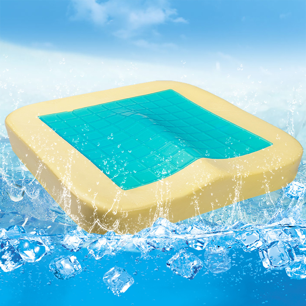 Cojín de gel de espuma de memoria de rebote lento cojín de silla de oficina cojín Amazon hogar transfronterizo Venta caliente