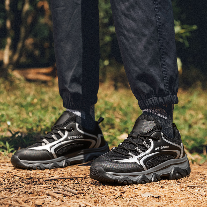 2024 nuevo transfronterizo primavera y otoño ligero con suela suave pareja transpirable casual zapatos deportivos de senderismo para hombres y mujeres