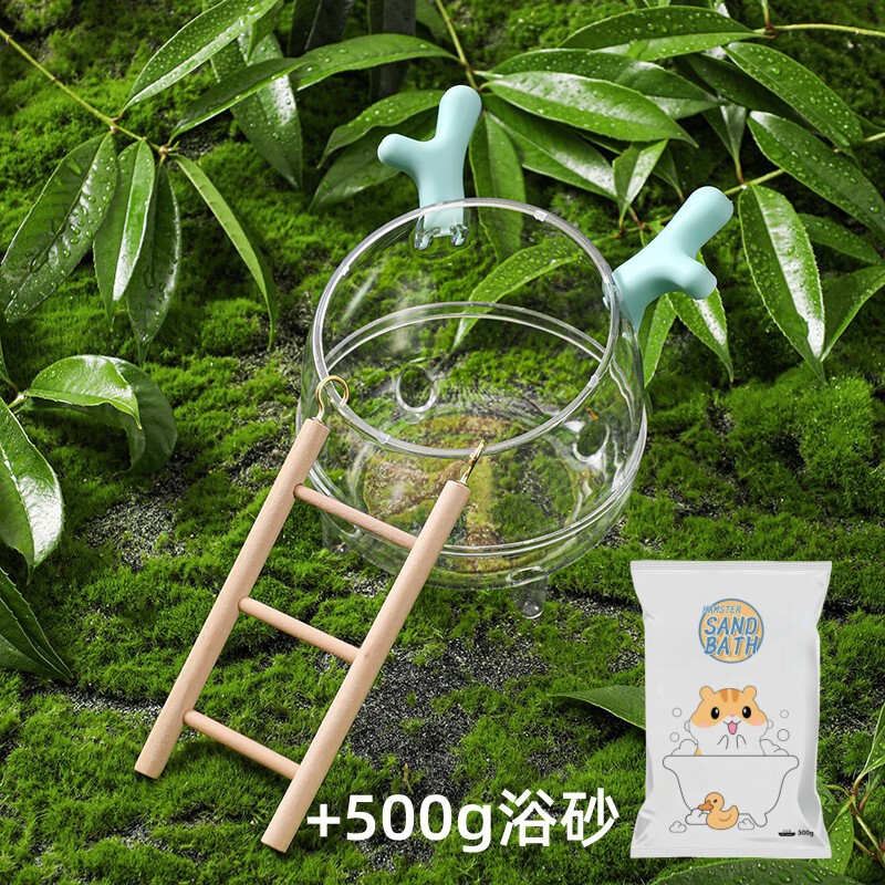 新商品ハムスター浴室トイレ尿砂二合一金糸熊房尿砂入浴専用セット|undefined
