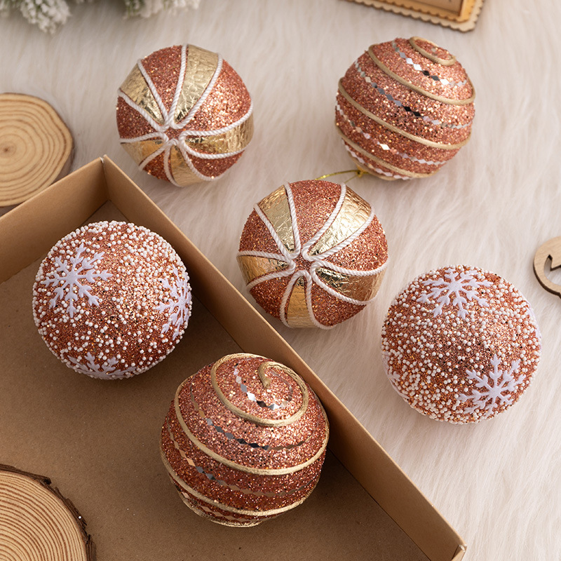 クリスマス装飾カラーボールクリスマスツリー装飾ペンダント道具セット子供プレゼントクリスマスボール装飾品|undefined