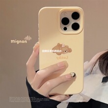 17air奶黄ins小熊Pro Max手机壳适用苹果iPhone防摔代发小众
