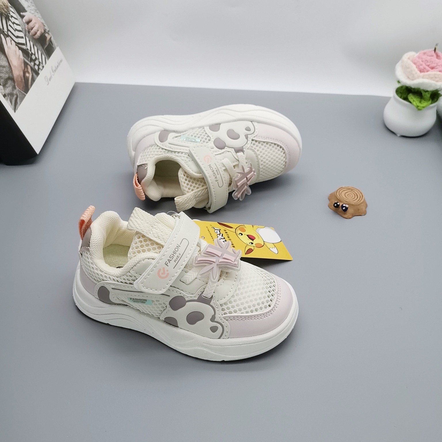 Calzado deportivo para hombre 2025 primavera transparente nuevos zapatos para niños, niños pequeños y medianos, zapatos de papá, zapatos deportivos para niños