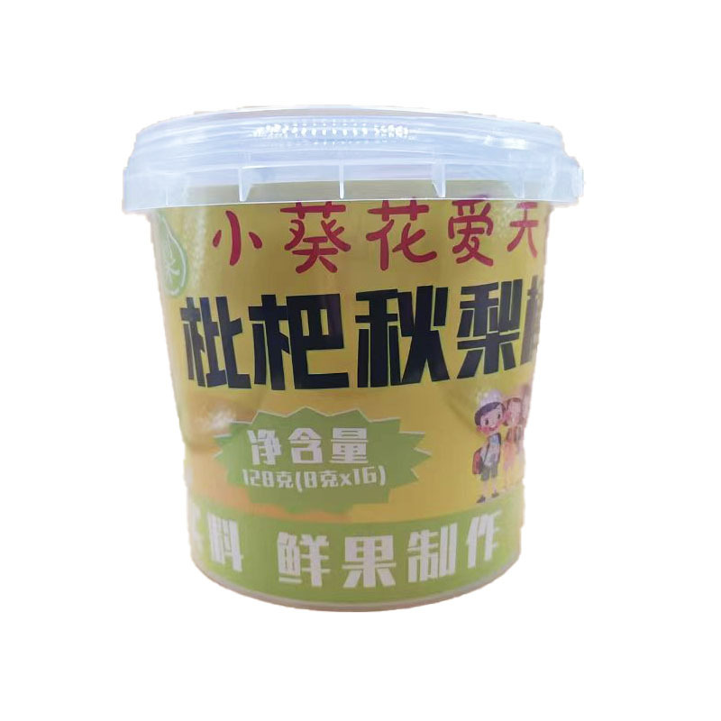 枇杷秋梨棒棒糖纯梨棒棒糖桶装16根