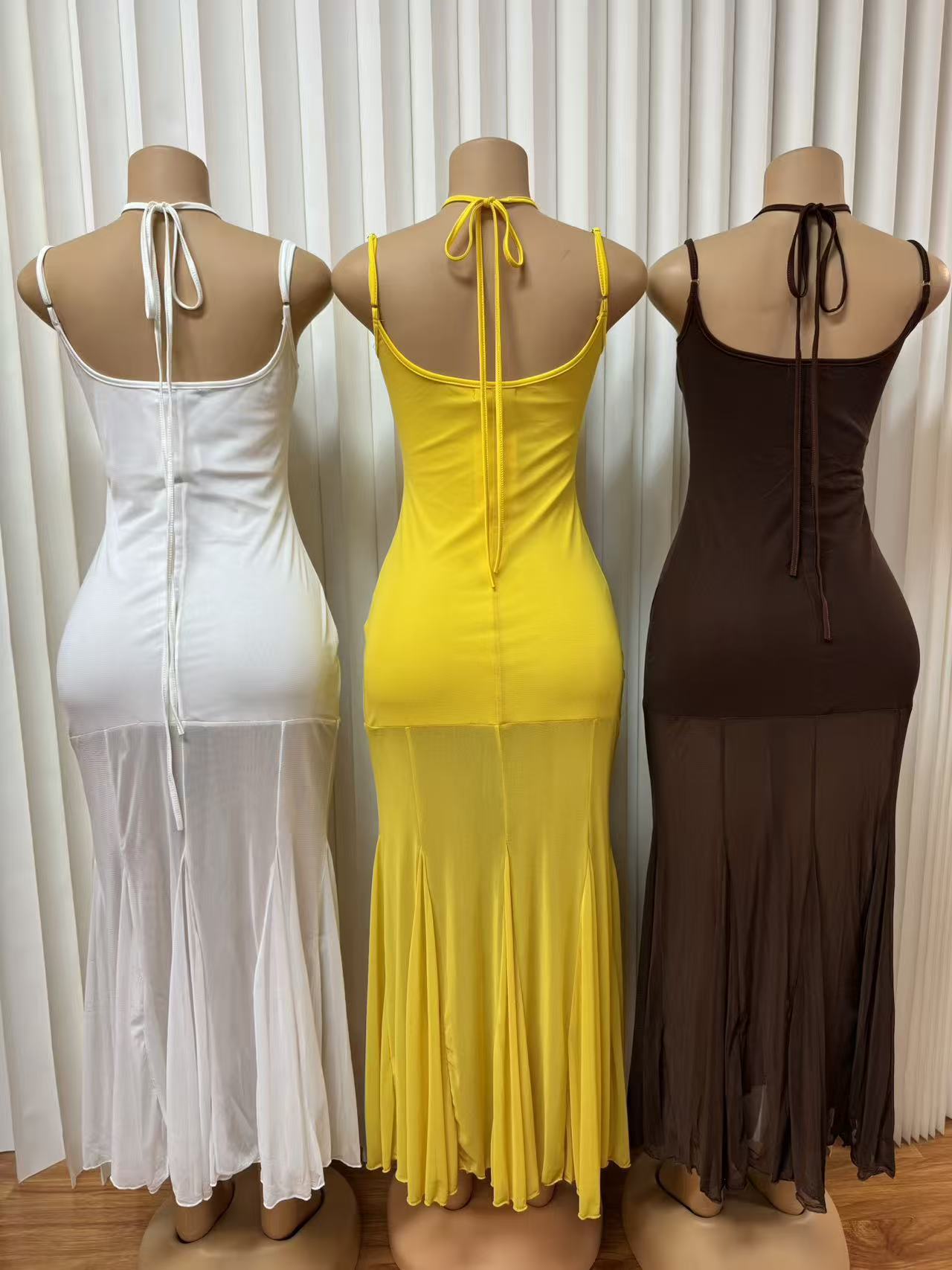 Sensational Cut-Out Bodycon Mermaid Mini Dress With Lace-Up Detail | Sexy High-Waisted Bustier Dress For Vacation & Night Out_ecoleips.com