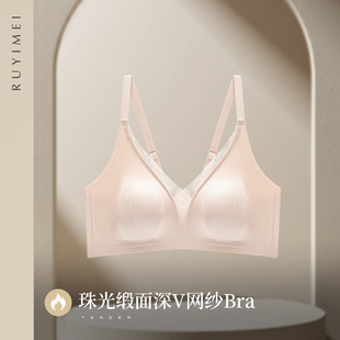 New Style Seamless Comfortable Oily Cloth Ultra-Thin Bra Top Soft Support Rabbit Ear Cup Anti-Bump Underwear for Women Wholesale