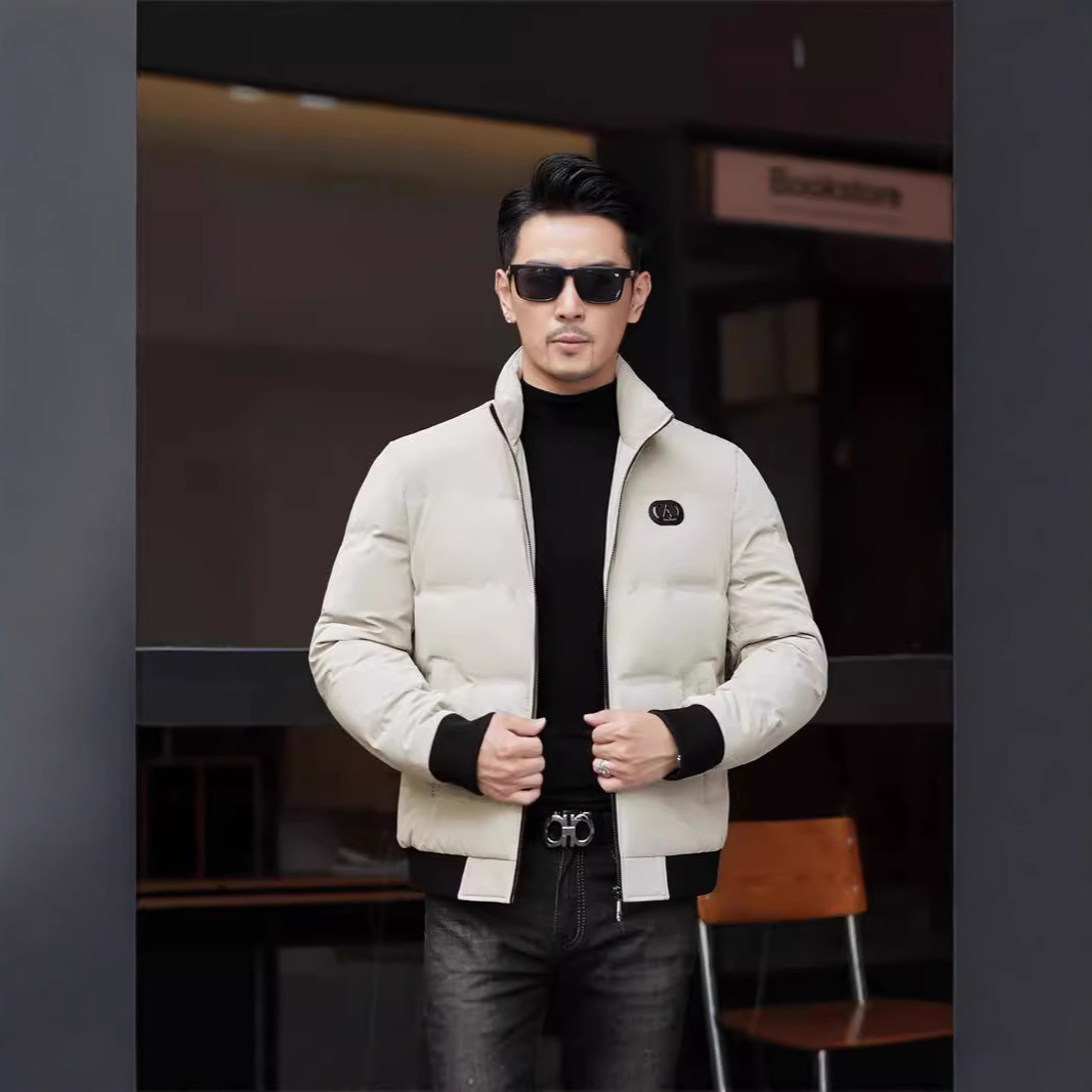 2024冬季羽绒服男潮牌时尚轻奢高档大气短款男装外套休闲保暖上衣