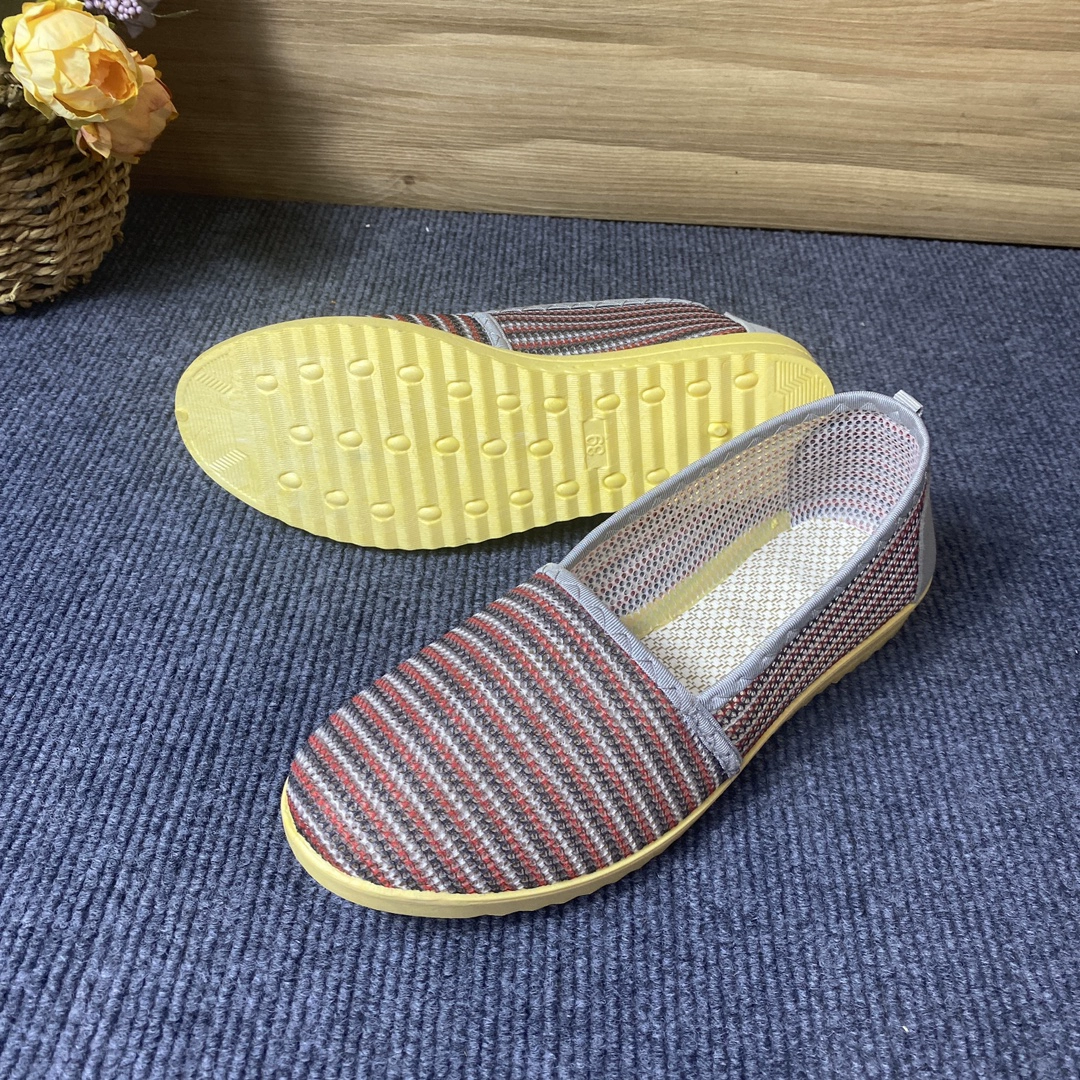 Shoes for mother, slip-ons, footwear, non-slip summer comfortable nurse uniform, for middle age