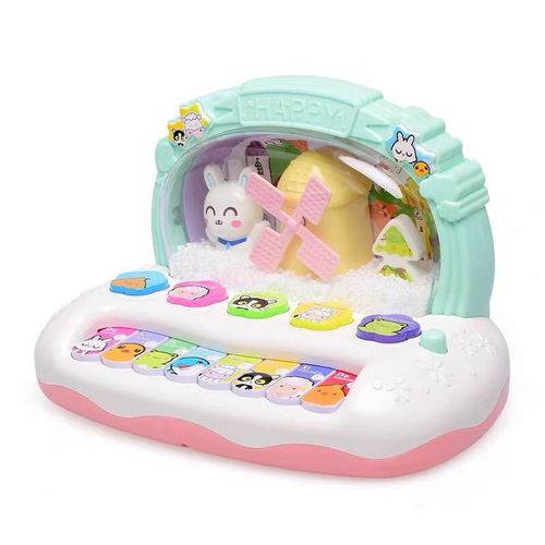 Jiazhi 3349 toys children's snowflake educational music piano small piano for boys and girls early education infants and young children snowflake piano