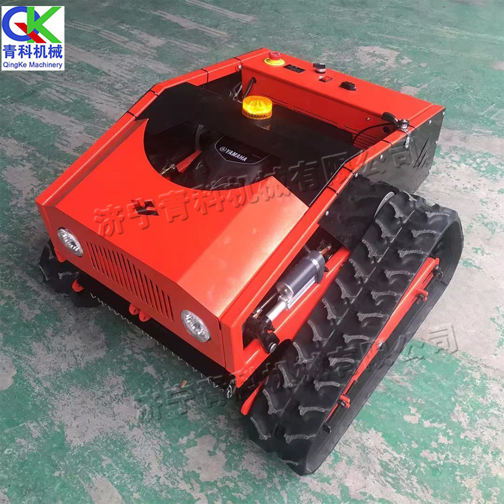 遥控履带式割草机 小型智能果园除草机 园林开荒除草爬坡一体机