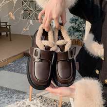 75-91 ��ט���ЬŮ�ﶬ��������ɫ�ӽqСƤЬӢ���L�͹ű�ů��Ь