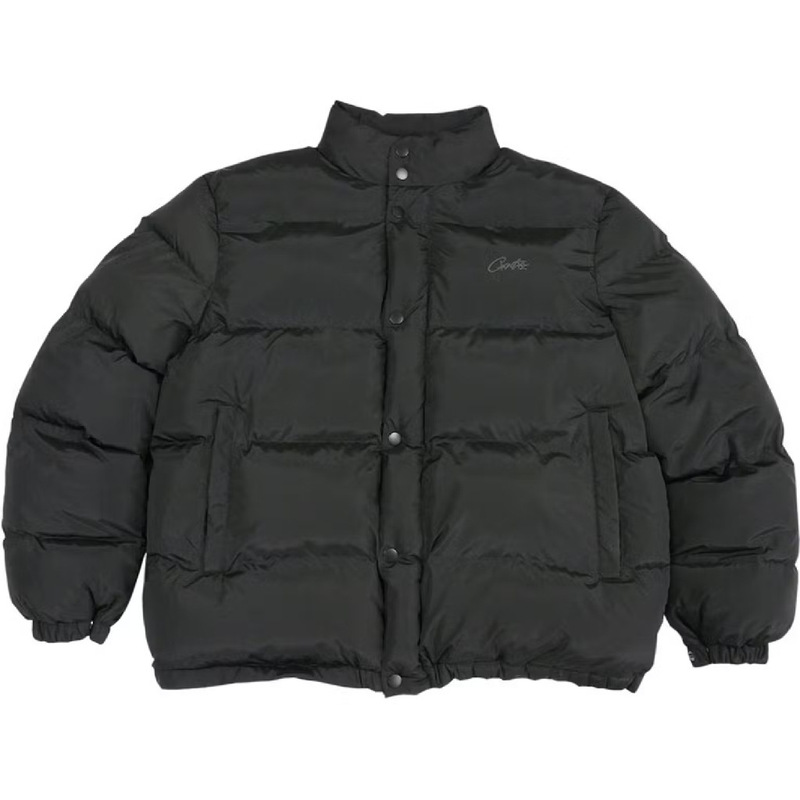 Corteizvibeアメリカ式ヒップホップ立襟厚手綿服男性2025年新作ファッションブランド冬綿服コート|undefined